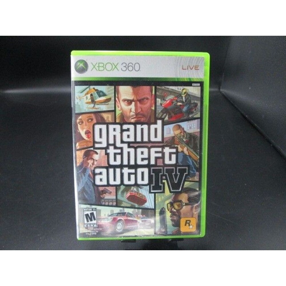 Grand Theft Auto IV (Microsoft Xbox 360) Complete w Map CIB
